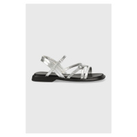 Kožené sandály Vagabond Shoemakers Izzy dámské, stříbrná barva, 5513.183.79