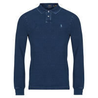 Polo Ralph Lauren POLO AJUSTE DROIT EN COTON BASIC MESH Modrá