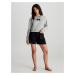 Dámská mikina Lounge Sweatshirt CK96 000QS6942EP7A šedá - Calvin Klein