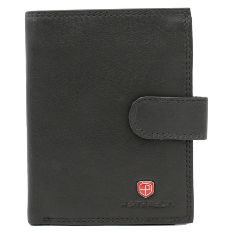 Pánská kožená peněženka Peterson MR-14L-CN černá