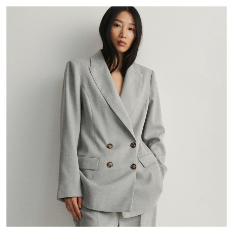 Šedá dámská saka