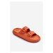 Dámské pěnové sandály s pruhy Orange Sharmen