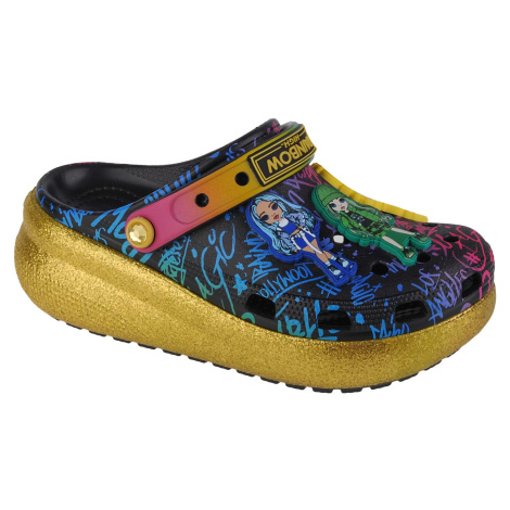 ČERNO-ZLATÉ DÍVČÍ NAZOUVÁKY CROCS RAINBOW HIGH CUTIE CRUSH KIDS CLOG Barevná