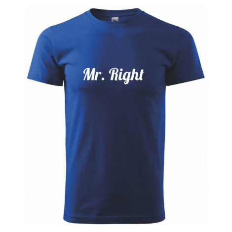 Mrs Right - Mr Right - Triko Basic Extra velké