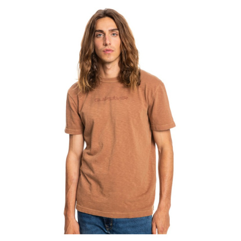 Pánské tričko Quiksilver NATURA DYE SS TEE CHIPMUNK