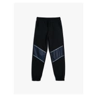 Koton Tie Waist Jogger Sweatpants Cotton Raised