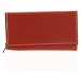 Velká dámská kožená peněženka Brigida, červená