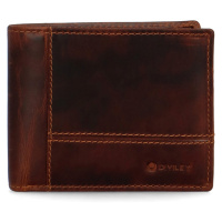 Pánská kožená peněženka na šířku Diviley Greg, hnědá