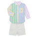 Polo Ralph Lauren LS BD SHRT S-SETS-SHORT SET ruznobarevne