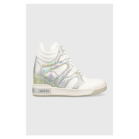 Sneakers boty Guess Lisa bílá barva, FL5LIS SMA12 WHITE