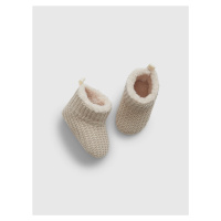 GAP Baby zateplené botičky sherpa - Kluci