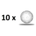 Florbalový míček TRIX IFF - bílý - 10 ks
