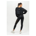 NEBBIA - Crop mikina GYM SPIRIT 483 (black) - NEBBIA