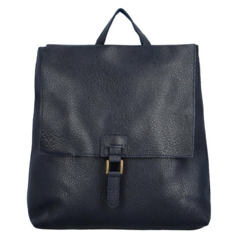 Stylový dámský koženkový kabelko-batoh Octavius, tmavě modrý MaxFly