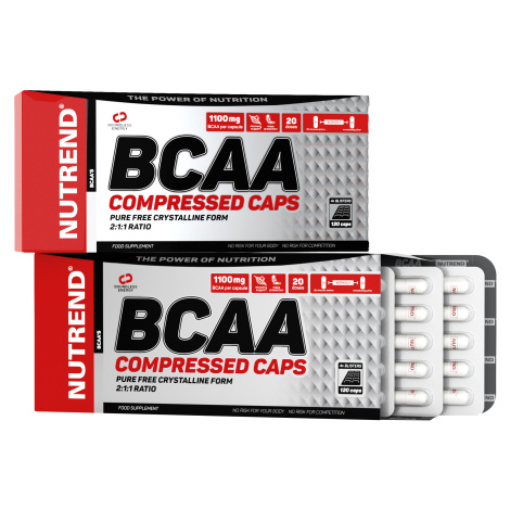 Nutrend BCAA Compressed Caps 120 kapslí