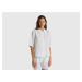 Benetton, Short Shirt In Pure Linen