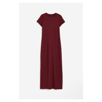 H & M - Žerzejové šaty bodycon - červená