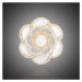 Éternelle Brož s perlou a zirkony Emilia - květina B7101-xz767 Zlatá