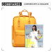 Žlutý elegantní nepromokavý batoh na notebook Herve Lulu Bags