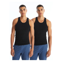 LC Waikiki Lw - U-Neck Combed Cotton Men's Undershirt, 2-pack