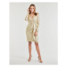 Lauren Ralph Lauren CINLAIT-LONG SLEEVE-COCKTAIL DRESS Zlatá