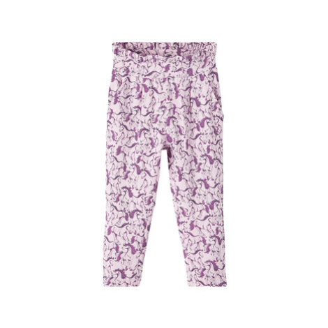 name it Papírové kalhoty Nmflinar Pink Lavender
