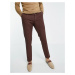 River Island suit trousers in orange grid check