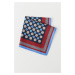 ALTINYILDIZ CLASSICS Men's Claret Red-Navy Blue Patterned Handkerchief