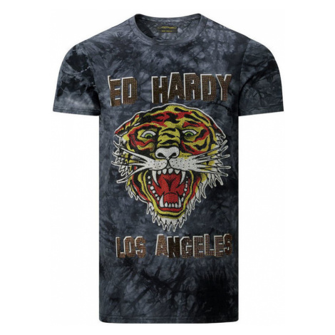 Ed Hardy Los tigre t-shirt black Černá