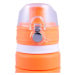 Skládací silikonová láhev Sportago Hartfort - oranžová
