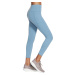 SVĚTLE MODRÉ DÁMSKÉ LEGÍNY SKECHERS GO WALK HIGH WAISTED 7/8 LEGGING Světle modrá