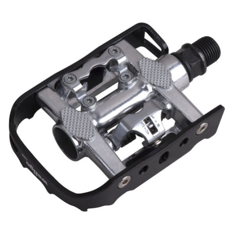 SPD Bike Pedals Wellgo C002 Trekking Pedals - SPD Compatible With Ball Bearings For Mountain Biking Shimano Cleat Compatible