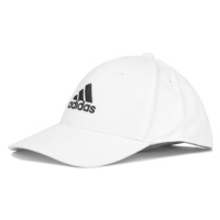 Kšiltovka ADIDAS BBALL CAP COT WHITE BLACK