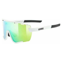 UVEX Sportstyle 236 Set White Mat/Green Mirrored Cyklistické brýle