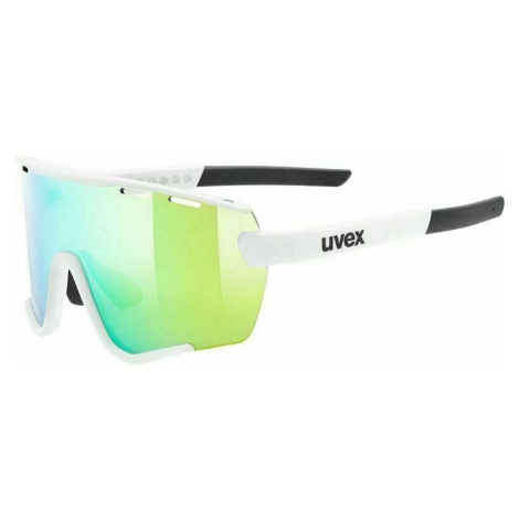 UVEX Sportstyle 236 Set White Mat/Green Mirrored Cyklistické brýle