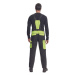 Cerva Max Vivo Pánské pracovní kalhoty s laclem 03530043 černá/žlutá