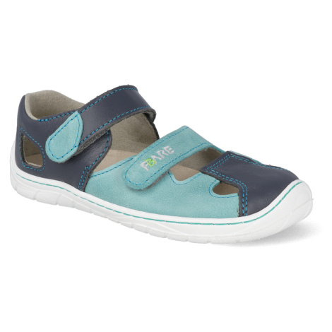 Barefoot sandálky Fare Bare - B5461101+ B5561101 modré