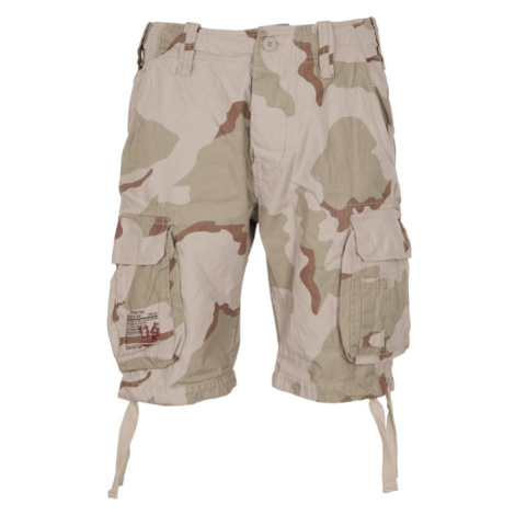 Surplus Kalhoty krátké Airborne Vintage Shorts desert 3 barvy