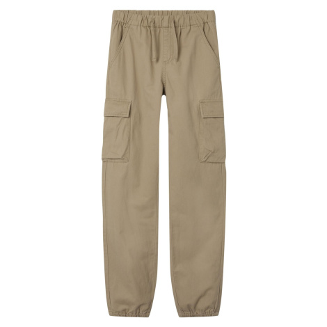 TWO SOON Kalhoty světle hnědá