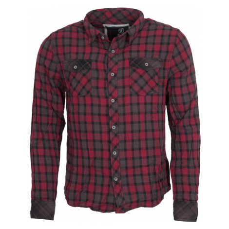Brandit Košile Check Shirt Duncan 1/1 červená | hnědá
