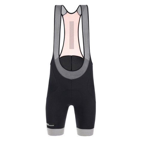 SANTINI Cyklistické kalhoty krátké s laclem - KARMA KITE - černá