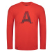 Loap Aldoss Pánské triko s dlouhým rukávem CLM2257 Červená