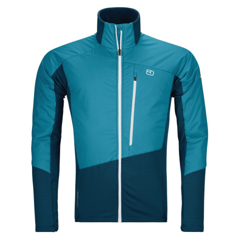 Ortovox Westalpen Swisswool Hybrid Jacket M Mountain Blue Outdorová bunda