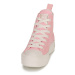 Converse CHUCK TAYLOR ALL STAR LIFT-SUNRISE PINK/SUNRISE PINK/VINTAGE WHI Růžová