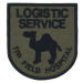 Nášivka: LOGISTIC SERVICE 11th F.H. olivová | černá