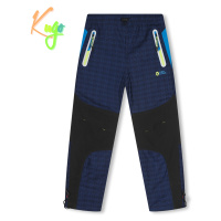 Chlapecké outdoorové kalhoty - KUGO G9651, modrá / signální zip Barva: Modrá