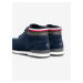 Tmavě modré pánské kotníkové semišové boty Tommy Jeans