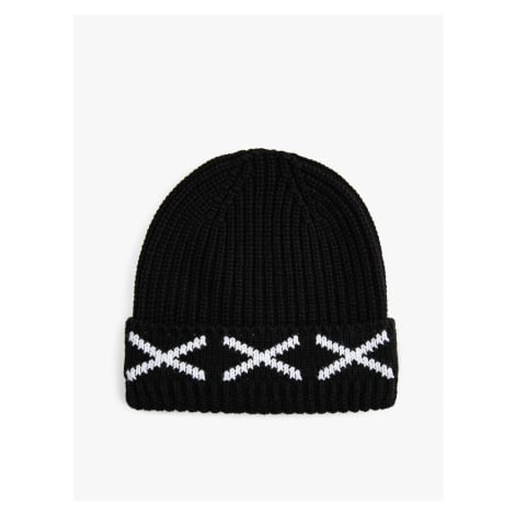 Koton Patterned Elastic Knitted Hat