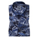 Pánská košile klasická s tmavě modrým rostlinným potiskem 11885