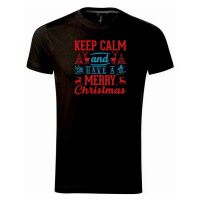 DOBRÝ TRIKO Pánské tričko Keep calm Christmas